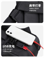 Bolso para Computadora de Negocios de Gran Capacidad Mochila de Cuero Anti-Salpicaduras con Sensación de Alta Gama - details 16
