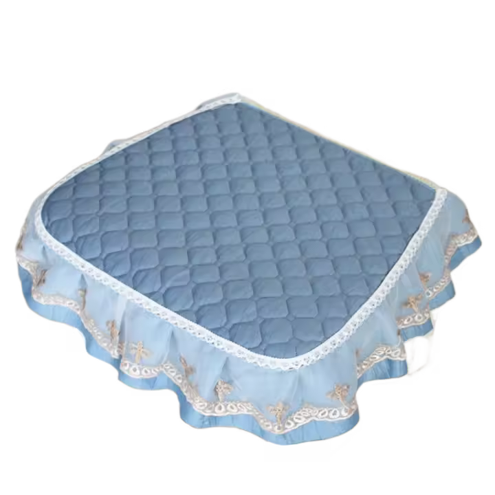 Cojín cómodo con vendaje para silla, cojín de asiento grueso antideslizante, cojín de asiento Universal de estilo europeo para oficina - 1