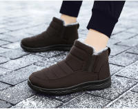 Botas De Nieve Gruesas Apiladas Para Hombres, Zapatos De Algodón Térmico - details 12