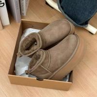 Botas de nieve de lana de diseñador de alta calidad con plataforma de 5 cm cálidas de invierno - details 5