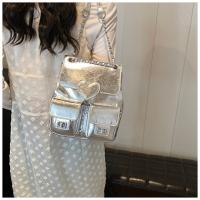 Diseño sentido nicho mochila plata amor de las mujeres nueva moda mochila versátil cadena cubo bolsa de viaje - details 17
