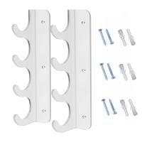Soporte de caña de pescar desmontable, herramienta de pesca, 4 posiciones, soporte de carga fuerte, techo de pared, 1 par - details 0