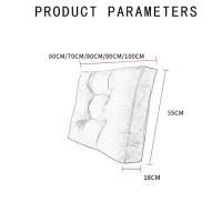 Almohada de Cuerno de Cama Almohada de Lectura de Espalda con Soporte de Posicionamiento de Almohada Material de Poliéster/Algodón Hecho en China - details 11
