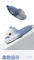 Explosión cambio gradual zapatillas de tiburón 4 cm fondo grueso paso en la mierda divertidas zapatillas geniales - details 1
