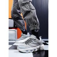 Moda zapatos de los hombres de cuero grueso forro caliente tendencia zapatos casuales de moda cien marea zapatos coloridos deportes zapatos de los hombres - details 3