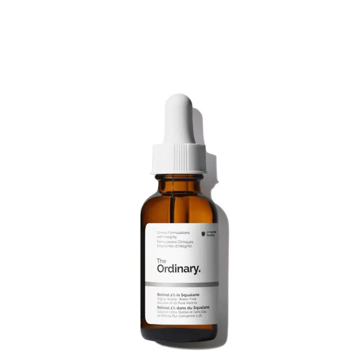 The Ordinary 1% en escualano, suero de retinol de alta resistencia para antienvejecimiento y suavizado de la piel - 1