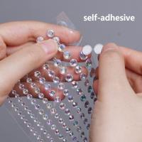 Pegatinas de joyas para el cabello, tatuaje temporal, tira larga de diamantes de imitación, adhesivo para la cara, decoración de diamantes de imitación para el cabello - details 4