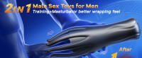 Leten Delay Trainer ejercitador glande estimulador masajeador vibrador para hombres equipo masturbador masculino juguetes sexuales productos para adultos para hombres - details 0