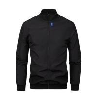 Chaqueta de Béisbol Suelta y Delgada con Cuello Alto Moda de Negocios Casual para Hombres - details 5