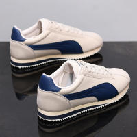 Primavera Verano pareja gruesa Agan hombres mujeres moda zapatillas blancas deportes Casual suela suave zapatos My23012 - details 2