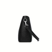 2025 Nueva Mujer Casual: Bolso Bandolera Sintético Negro Minimalista de 3 Capas con Correa Extraíble y Cierre de Cremallera para el Trabajo. - details 15