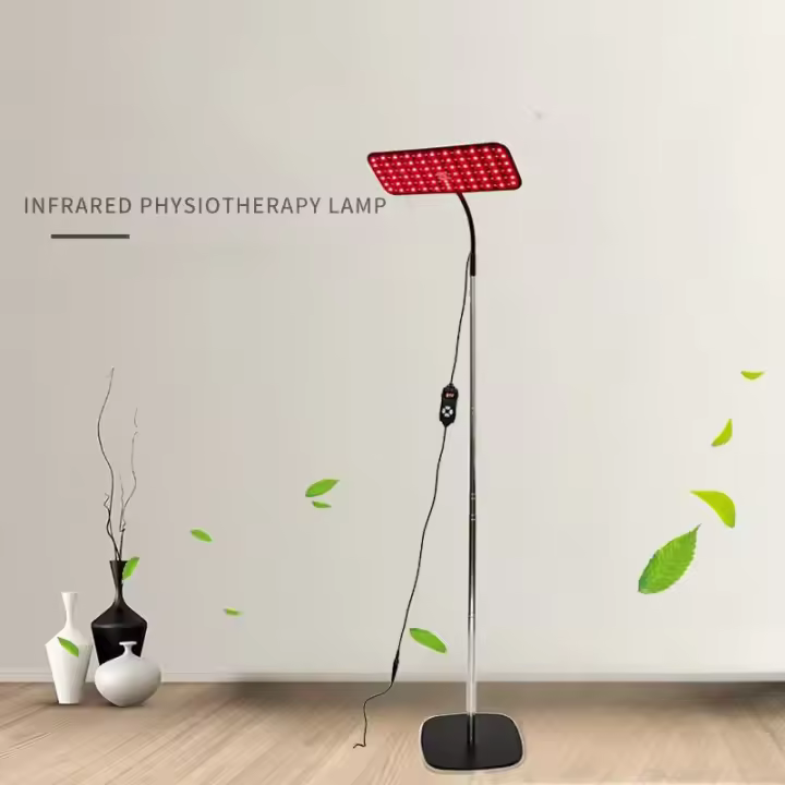 Dispositivo de terapia física con luz roja de 50W para belleza, alivio del dolor, tratamiento de unión de músculos, lámpara LED calentada por infrarrojos de 660nm y 850nm - 1