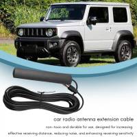 ANT-309 Antena de radio para automóvil - Parche de antena de radio FM universal para automóvil Amplificador de antena de radio negro Soporte aéreo para parabrisas - details 4