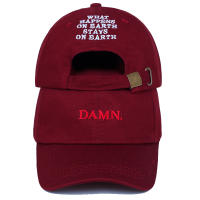 Gorras DAMN Embordadas de Tierra Gorra de Béisbol Hip Hop para Primavera-Verano Unisex - details 2