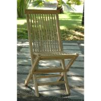 Conjunto de asientos de jardín de tres piezas de madera de teca, silla plegable y mesa plegable cuadrada de aproximadamente 40 x 60 cm - details 12