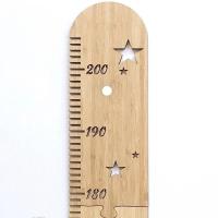 Escala de Crecimiento Nórdica de Madera para Niños 5 Hojas Medidor de Altura para Decoración de Habitación - details 4