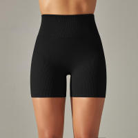 Hamidou-pantalones cortos deportivos de Yoga para mujer, mallas sin costuras para correr, ciclismo, cintura alta, entrenamiento, gimnasio, Verano - details 6