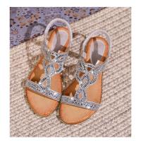 Sandalia Plana Mujer 2025 con Zarcillos Brillantes - Diseño Transpirable Boho Chic,Zapatos de Verano Cómodos para Playa y Fiesta,Moda Elegante Primavera-Verano - details 32