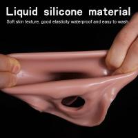 Leten Funda de Manga Realista y Reutilizable Silicona Hueco para Mejorar la Tamaño - details 9