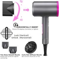SSITO secador de pelo profesional con difusor, acondicionado iónico, potente, de 2000W - details 8