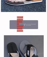 Zapatillas de hombre informales a la moda para interiores, zapatillas de inglete con Clip de verano, zapatos transpirables para hombre, sandalias de bloque de Color para el hogar, talla 40-47, novedad de 2024 - details 16