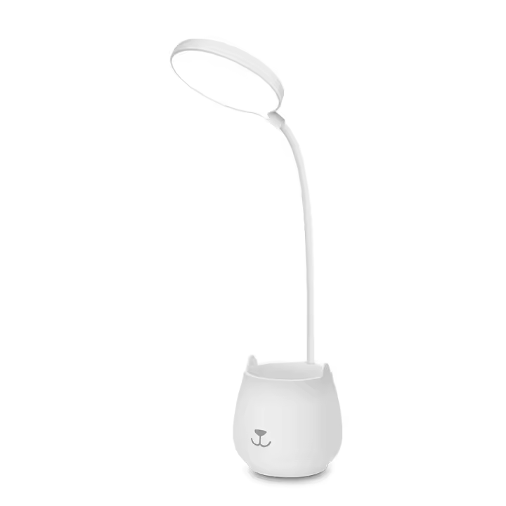 Lámpara de escritorio LED regulable táctil: protección ocular y carga USB inalámbrica - 1