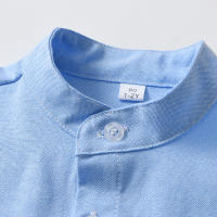 Camisas de manga larga para niños, prendas de vestir exteriores guapos, chaquetas casuales de color caramelo, camisas de estilo universitario para niños, Primavera - details 2
