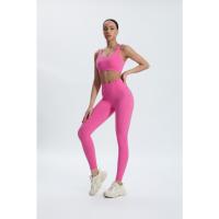 Pantalones de yoga de alto rendimiento, adecuados para mujeres, leggings de yoga transpirables que absorben la humedad, bolsillos laterales, ideales para ropa deportiva - details 5