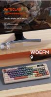 M96 Teclado inalámbrico Bluetooth de doble modo para juegos mecánicos PBT Ball Cap con mando de pantalla - details 4
