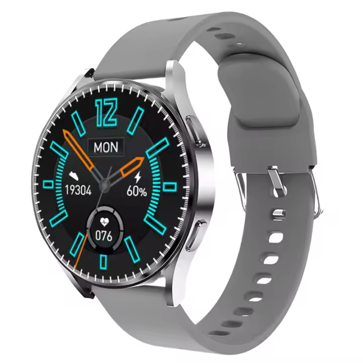 Reloj Inteligente Hombres Mujeres, Smartwatch Redondo de 1.463" con Función de Llamadas, Personaliza la Esfera del Reloj, Más de 100 Modos Deportivos, Monitor de Frecuencia Cardíaca, Presión Arterial Sueño, Compatible con Android iPhone Xiaomi Huawei - 1
