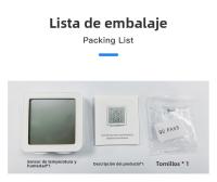 Termómetro Digital Inteligente para Interior, Sensor de Humedad y Temperatura con Bluetooth/WiFi, Compatible con Alexa y Google Home, Pantalla LCD, Monitor Ambiental para Hogar/Oficina, Integración Tuya/Smart Life (Blanco) - details 8