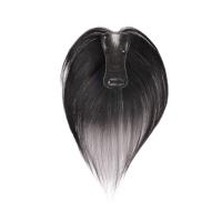 Flequillo falso Natural para mujer, flecos invisibles, peluca sintética, pieza de extensión con Clip esponjoso - details 8