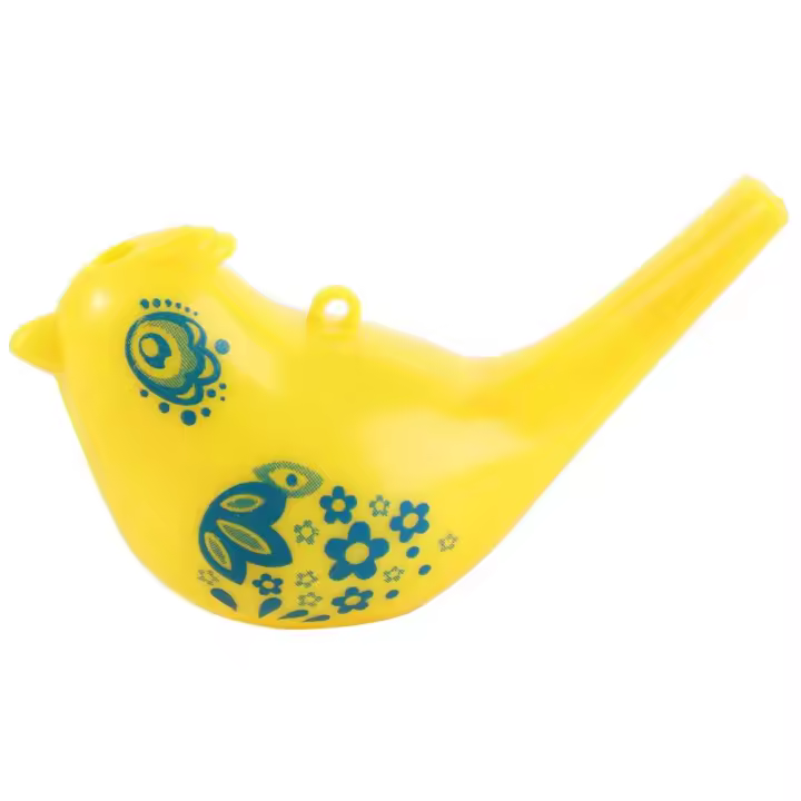 Silbato de pájaro de agua divertido para niños, juguete educativo de colores para fiesta, dibujo Musical, hora del baño, 5 piezas - 1