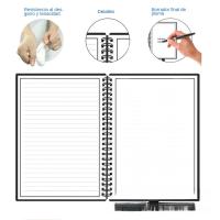 Cuaderno Inteligente Reciclable A5 Agenda Digital con App Incluye Lápiz Borrable - details 4