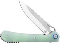 Cuchillo Plegable Sitivien ST145 con Hoja de Acero 14C28N y Mango de Micarta/G10 para Uso Doméstico Camping y Supervivencia EDC Herramienta de Hojalata - details 19