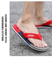 Chanclas de marca de alta calidad para hombre, chanclas para baño interior, moda de playa de verano, zapatillas de playa informales transpirables para hombre, Sanda de verano al aire libre - details 13
