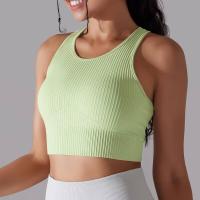 Sujetador deportivo para mujer, ropa interior, hilo sexy, informal, a rayas, sin costuras, top para gimnasio - details 35