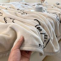 Manta de Lana de Estilo Geométrico en Blanco para Colchones y Sofá Reacciona con Impresión Gráfica Ideal para Cama Individual/Reina/Rey - details 47