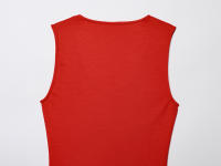 Ropa de mujer europea y americana popular U-cuello sin mangas vestido largo vestido fiesta - details 14