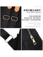 Mochila Oxford negra impermeable para mujer, bolso escolar antirrobo de gran capacidad, bolso de viaje, bolso de hombro - details 8