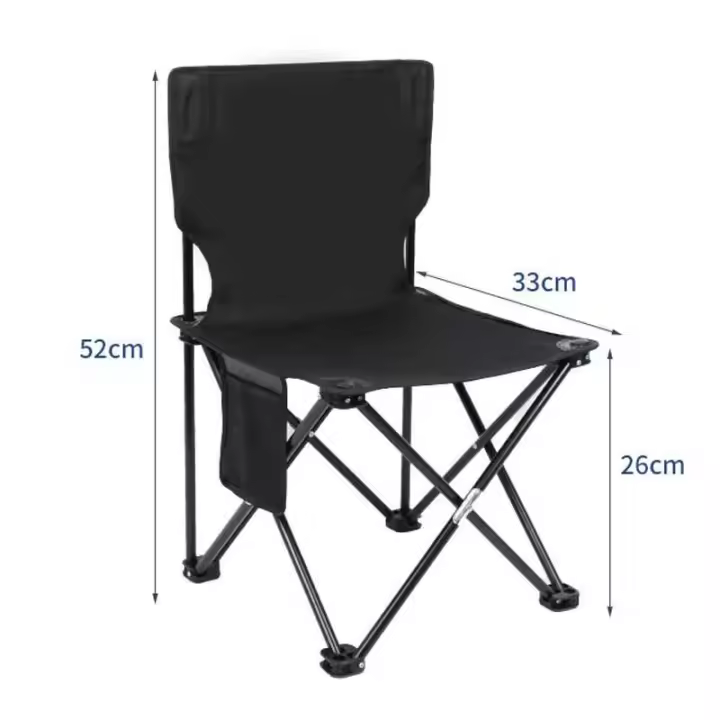 Taburete para exteriores, silla plegable portátil para pesca, banco pequeño Maza, silla para acampar en la playa de ocio - 1