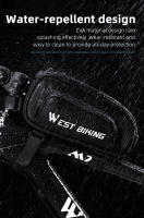 WEST BIKING-bolsa impermeable para cuadro delantero de bicicleta, con logotipo reflectante, para tubo superior de MTB, almacenamiento multicapa, accesorios para ciclismo - details 9