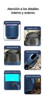 SANLEPUS Altavoz Bluetooth, Altavoz Inalámbrico Portátil con Lámpara Camping, Sonido Potente, 9 Efectos de Iluminación, Admite Modo AUX/TF, 10H de Reproducción, Bluetooth 5.3, IPX4 Resistente al Agua, para Camping Reuniones Familiares Fiestas Playa - details 12