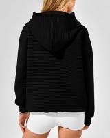 Sudadera con Capucha Básica para Mujer Estilo Y2K a la Moda Sudadera con Bolsillo Suelto - details 20
