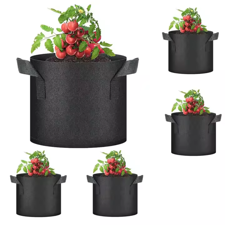 Juego de 5 bolsas para cultivo de plantas, 5 unidades - 1