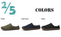 Zapatillas de Casa para Hombres en Invierno Calzado de Lino de Forro Abrizado - details 1