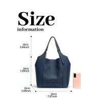 CH Cartera de viajero de gran capacidad Bolso de mujer 2024 Nueva moda Material de PU simple Estilo clásico Bolso de mano para mujer Mochila de lujo de alta gama - details 2