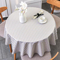 Mantel redondo impermeable de PVC, cubierta de mesa con estampado a prueba de aceite para cocina, jardín, comedor y boda - details 24