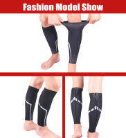 Manguitos protectores de pantorrilla para correr, calentadores de piernas para ciclismo y fútbol, equipo deportivo transpirable de compresión, espinilleras elásticas, 1 par - details 16