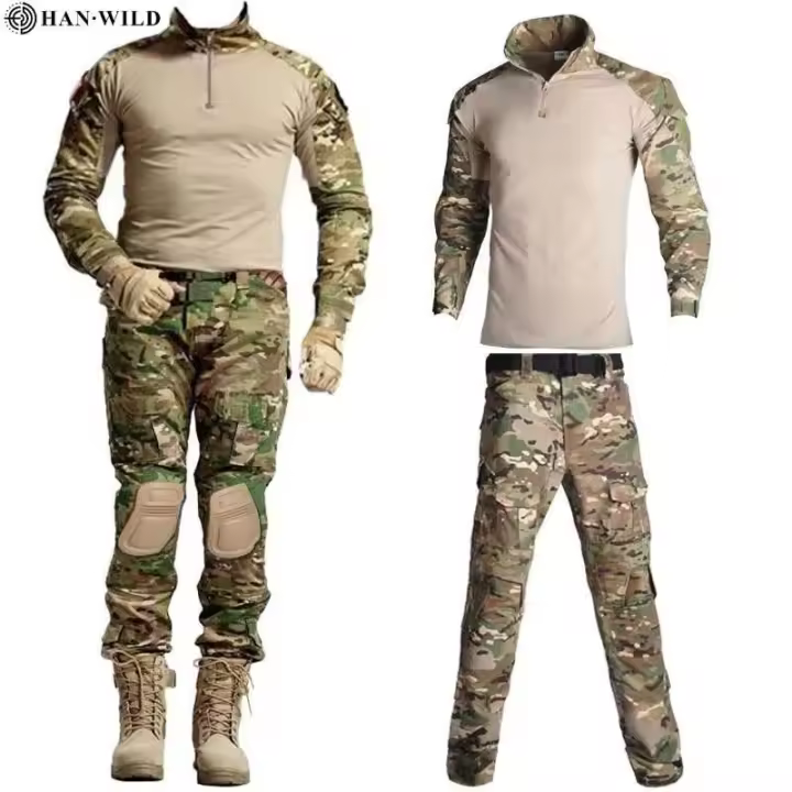Hanye Frog Set Ropa de camuflaje antidesgarro para exteriores - 1